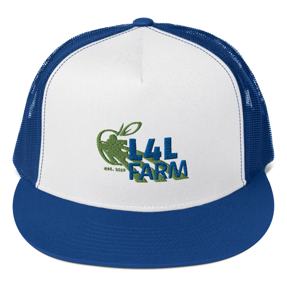 L4L Farm Embroidered Trucker Cap (Snapback Closure)
