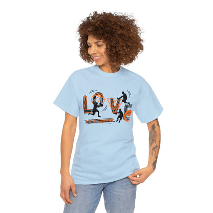 Love This Game Basketball Unisex Heavy Cotton Tee