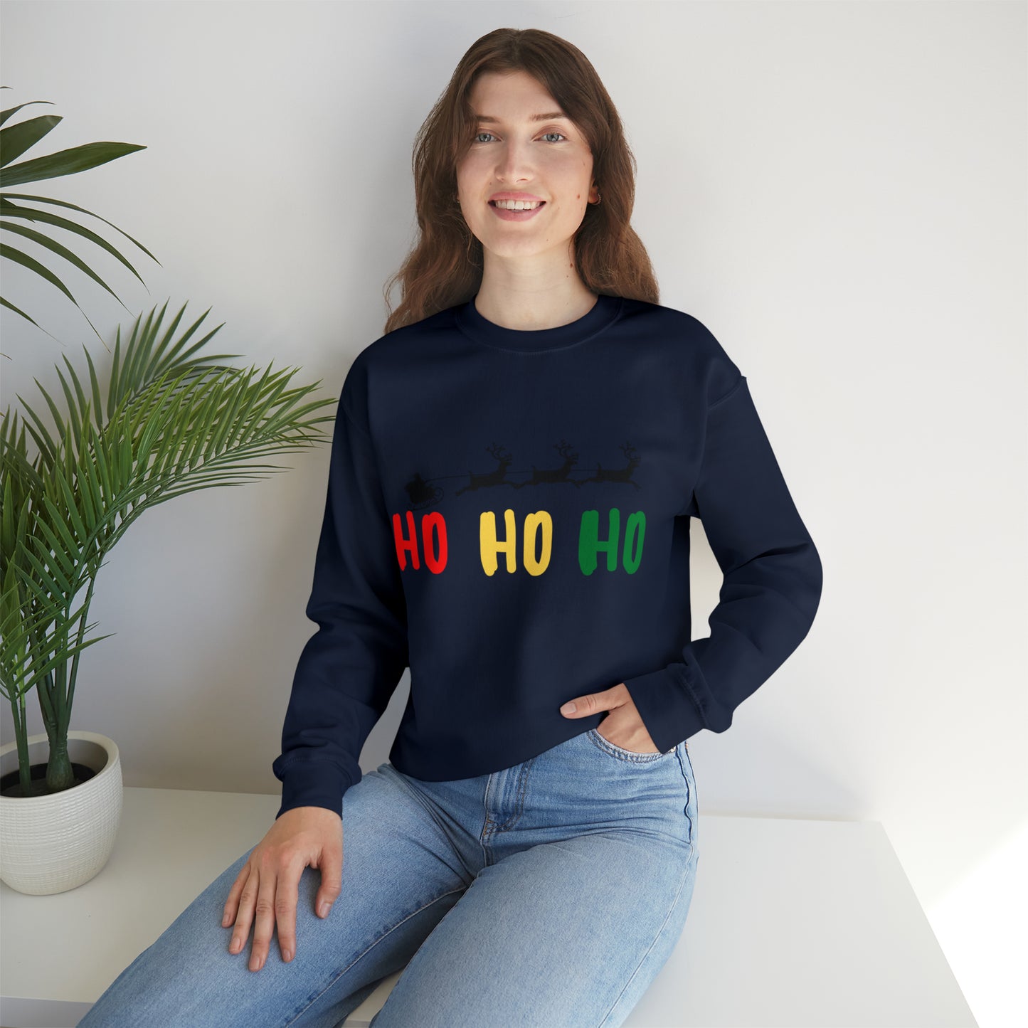 Ho Ho Ho Christmas Crewneck Sweatshirt