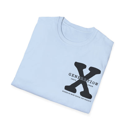 Generation X Softstyle T-Shirt Front and Back Print