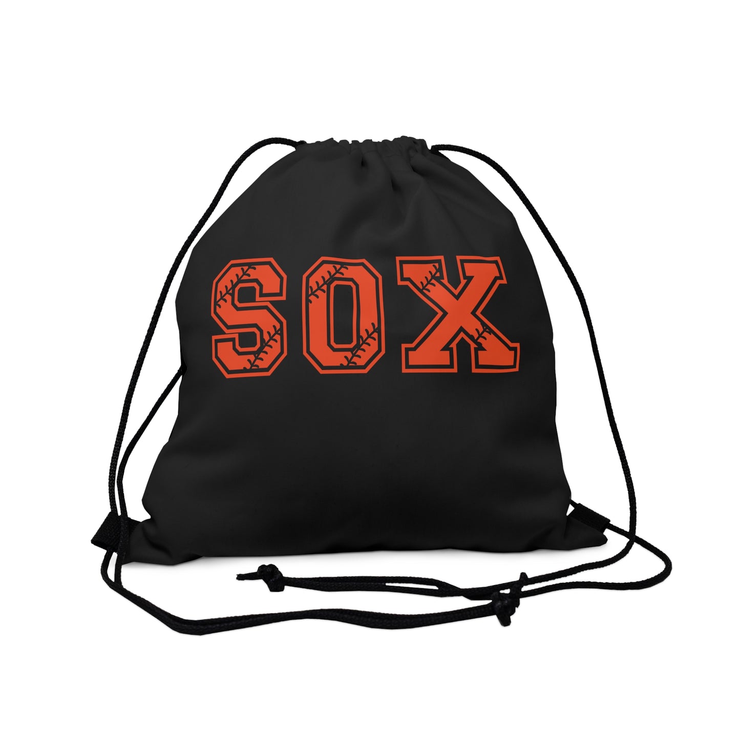 Orange Sox Outdoor Drawstring Bag