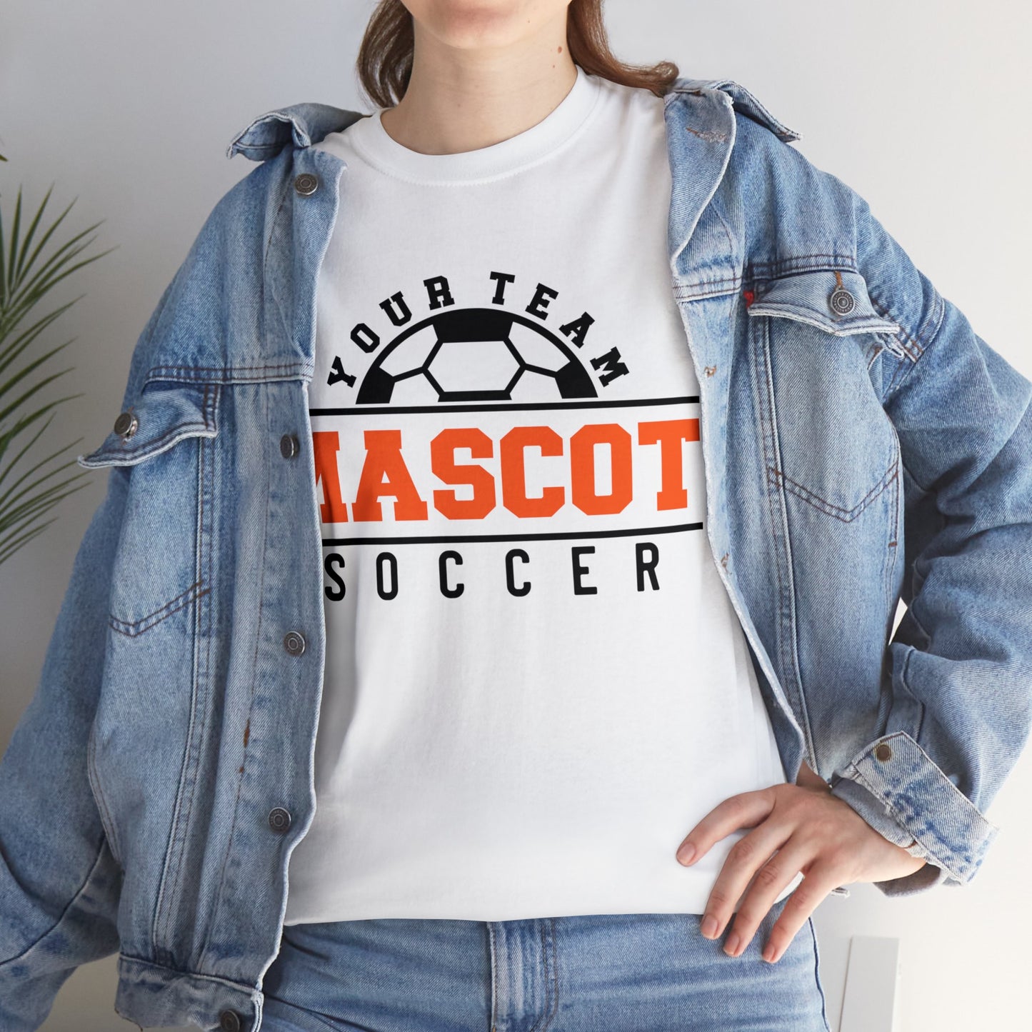 Custom School and Mascot SOCCER T-Shirt