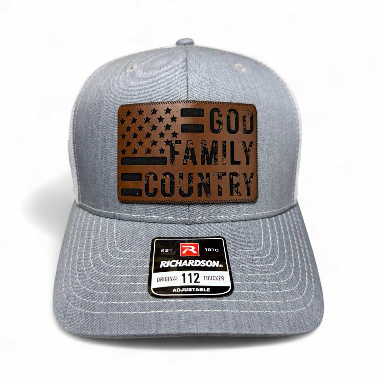 GOD Family Country American Flag Hats