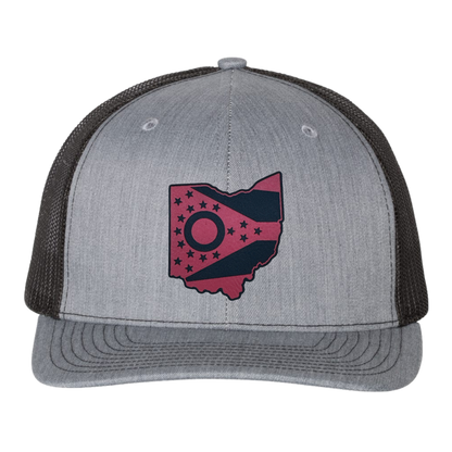 Ohio State Flag Custom Patch Hat