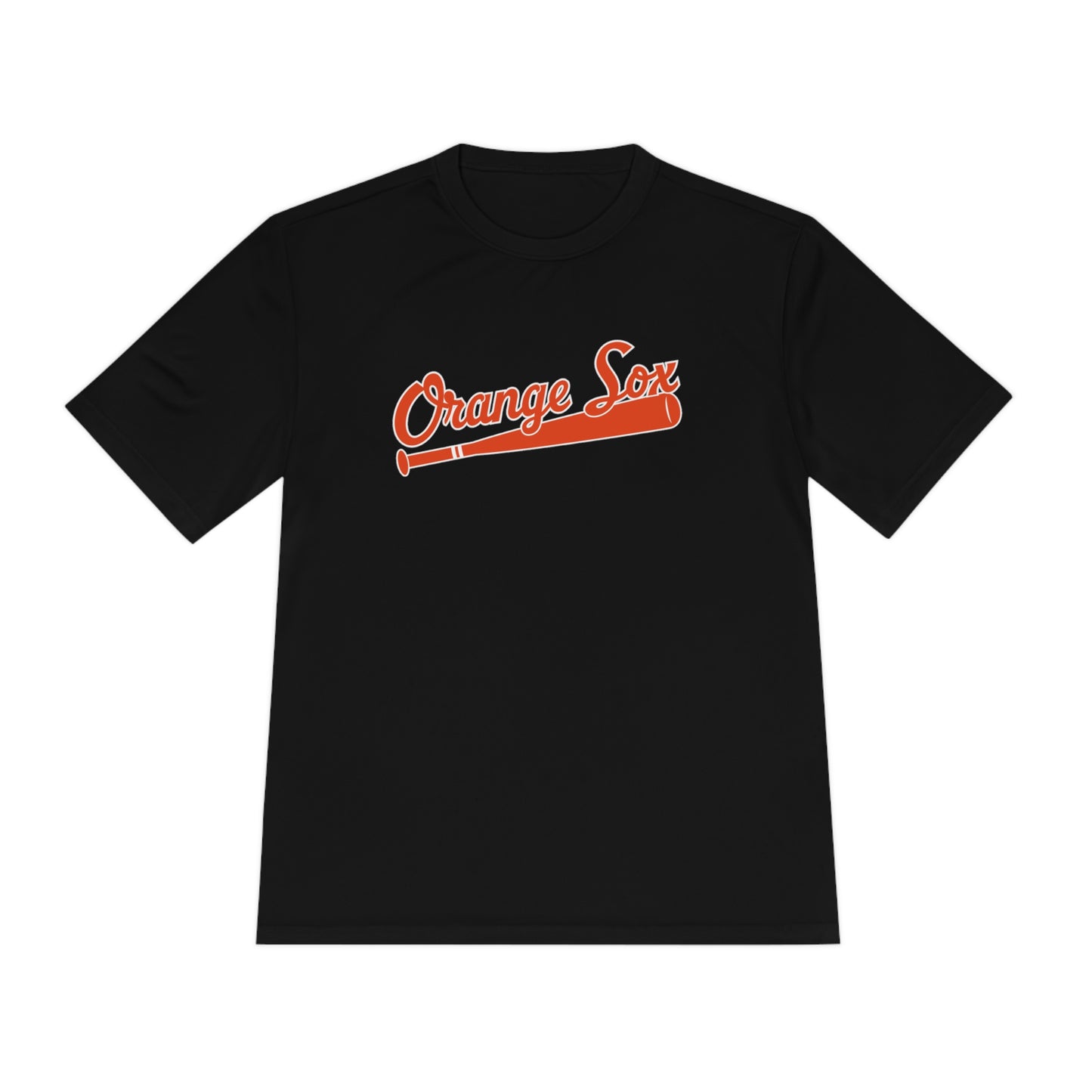 Orange Sox Baseball Unisex Moisture Wicking Tee