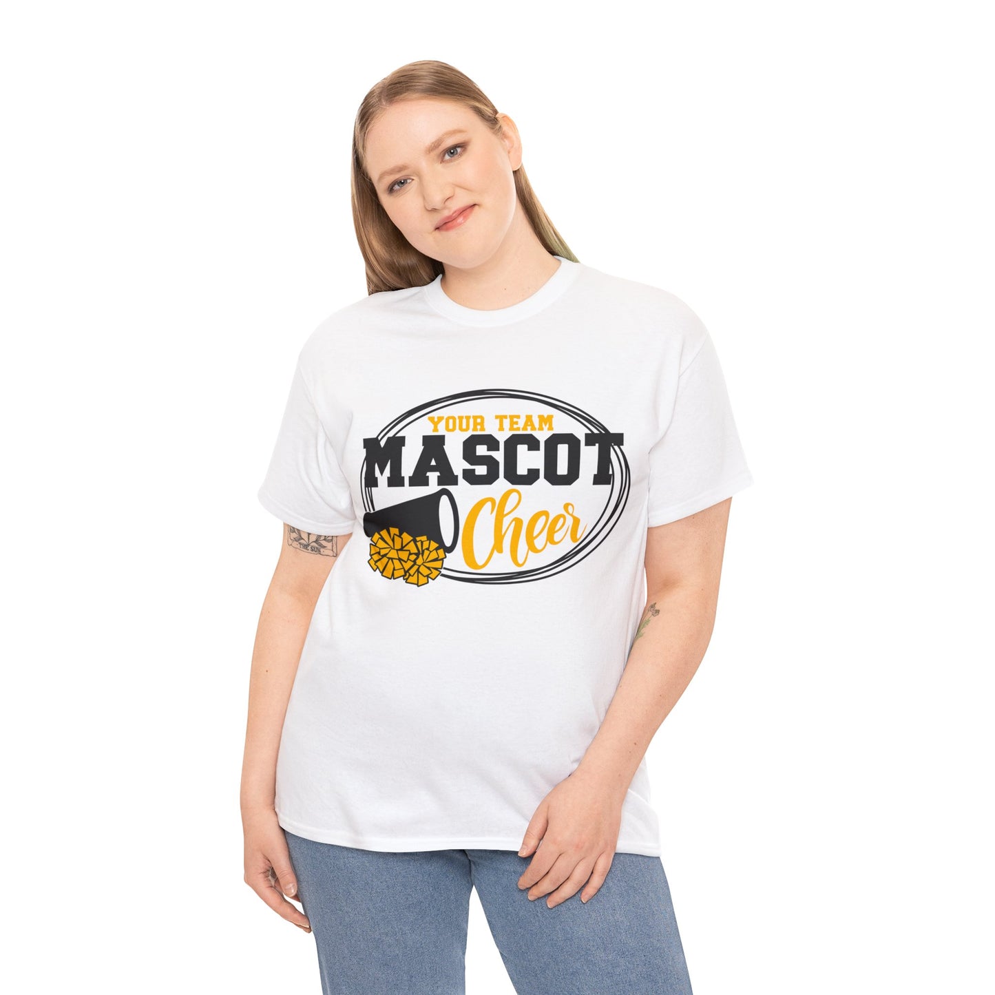 Custom School and Mascot CHEER T-Shirt