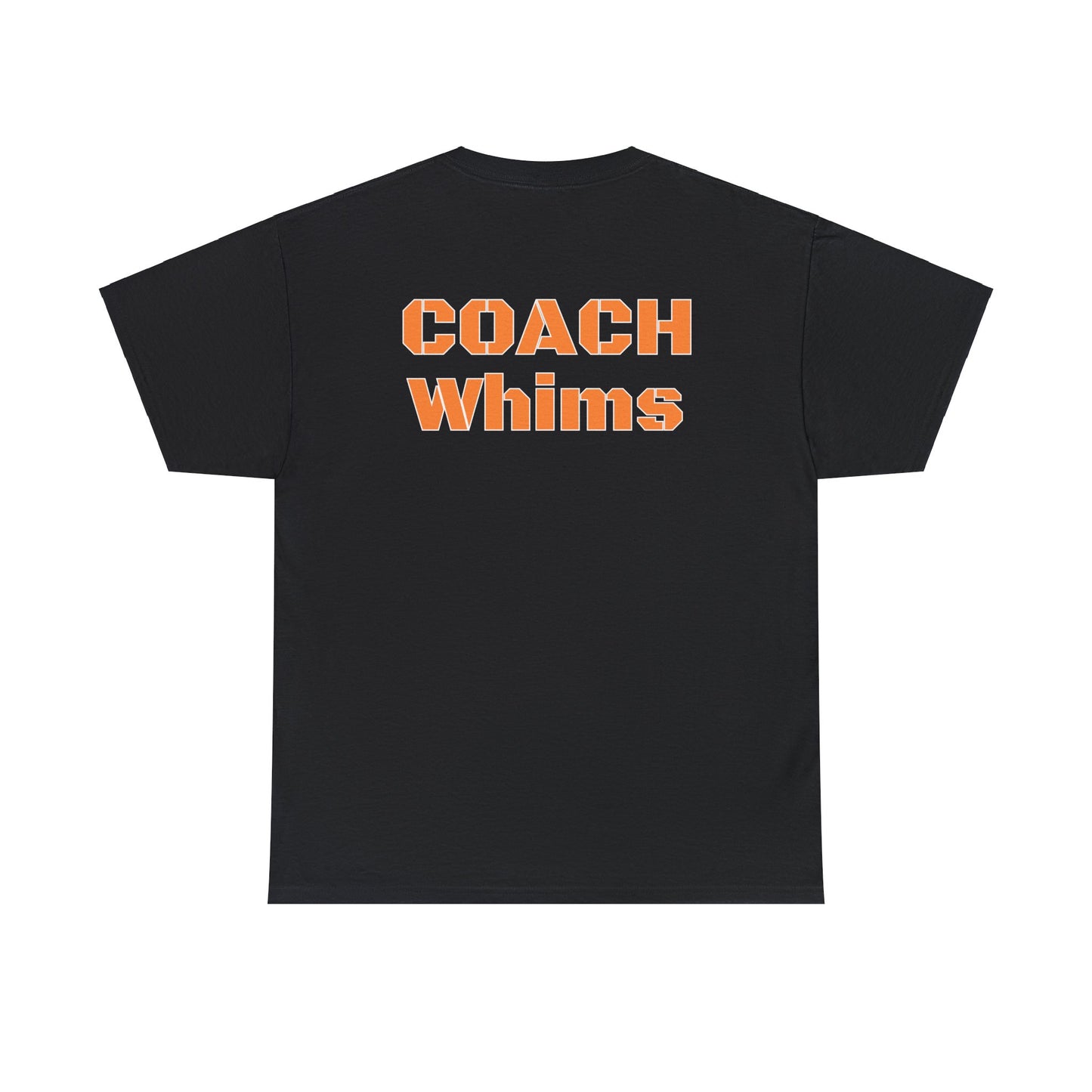 Hellcats Coach (Coach Whims) on back. Shirt Heavy Cotton Tee