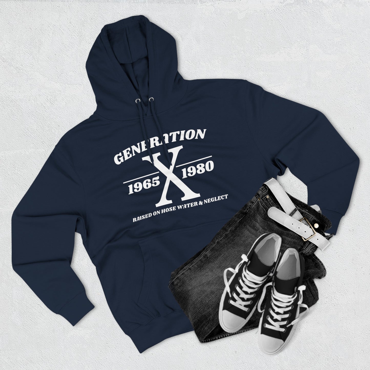 Generation X Three-Panel Fleece Hoodie