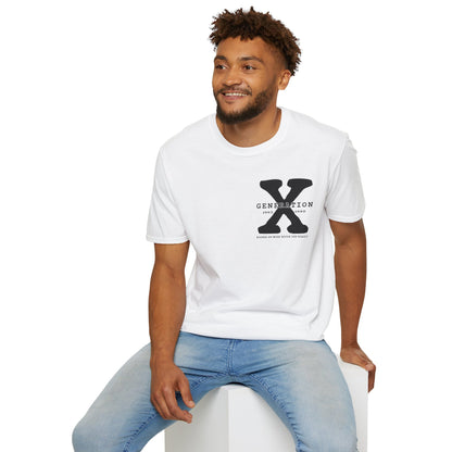 Generation X Softstyle T-Shirt Front and Back Print