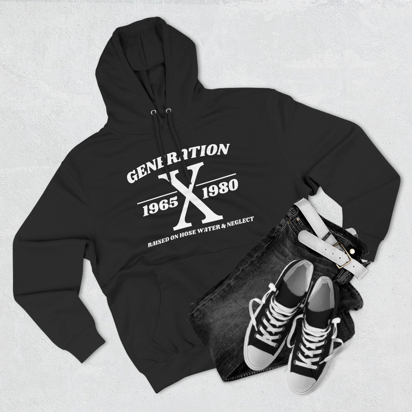 Generation X Three-Panel Fleece Hoodie