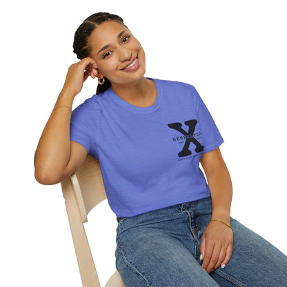 Generation X Softstyle T-Shirt Front and Back Print