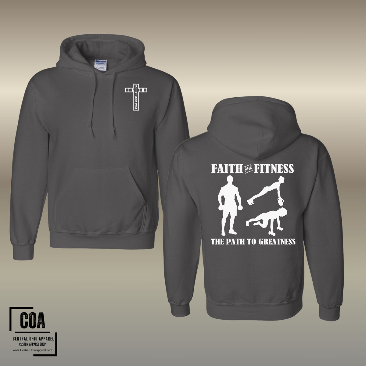 Faith and Fitness - Gildan DryBlend 12500