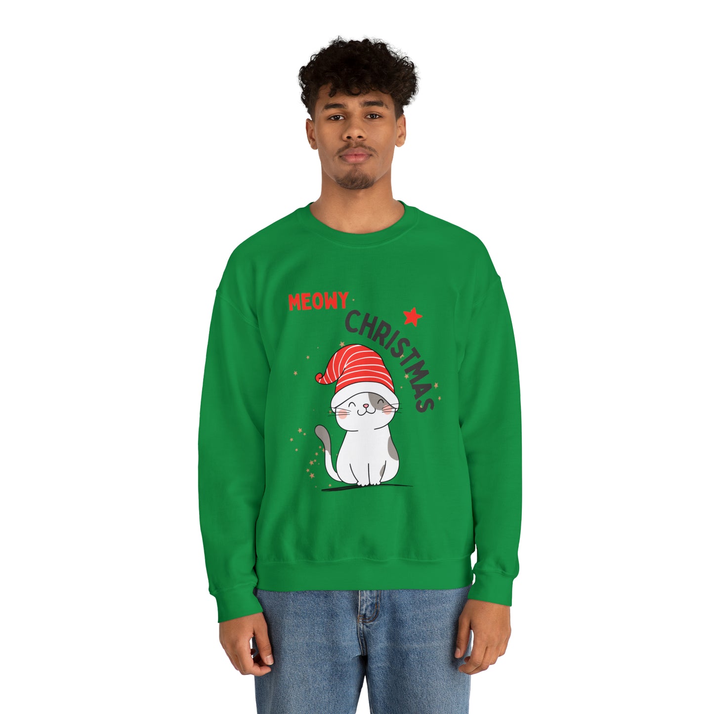 Meow Christmas Crewneck Sweatshirt