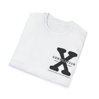 Generation X Softstyle T-Shirt Front and Back Print