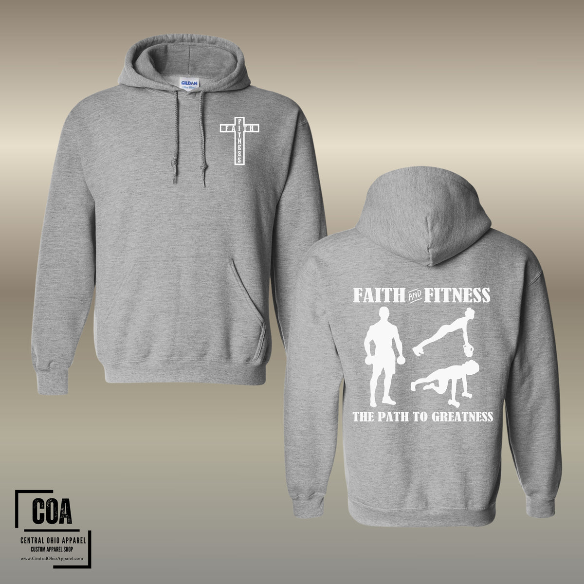 Faith and Fitness - Gildan DryBlend 12500