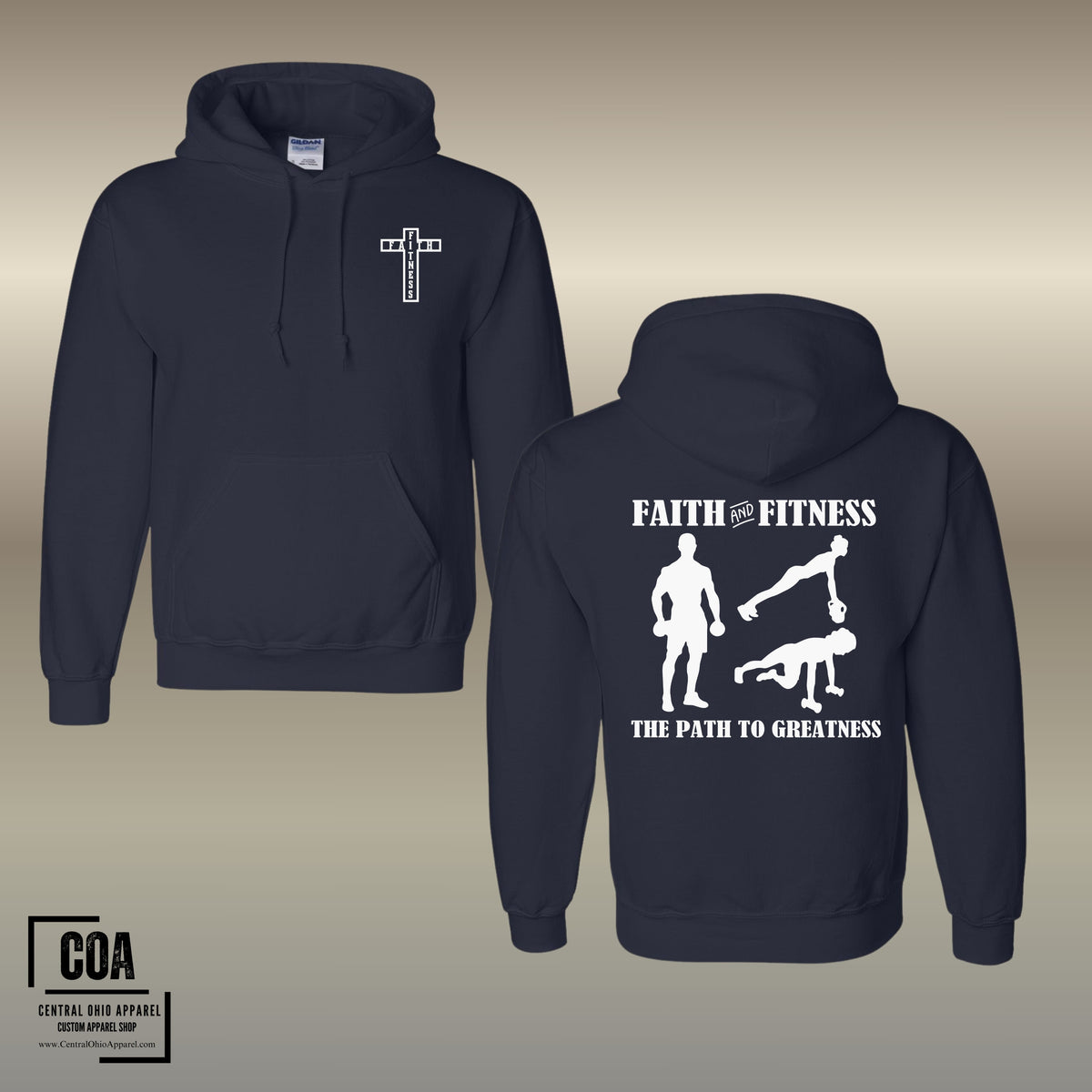 Faith and Fitness - Gildan DryBlend 12500
