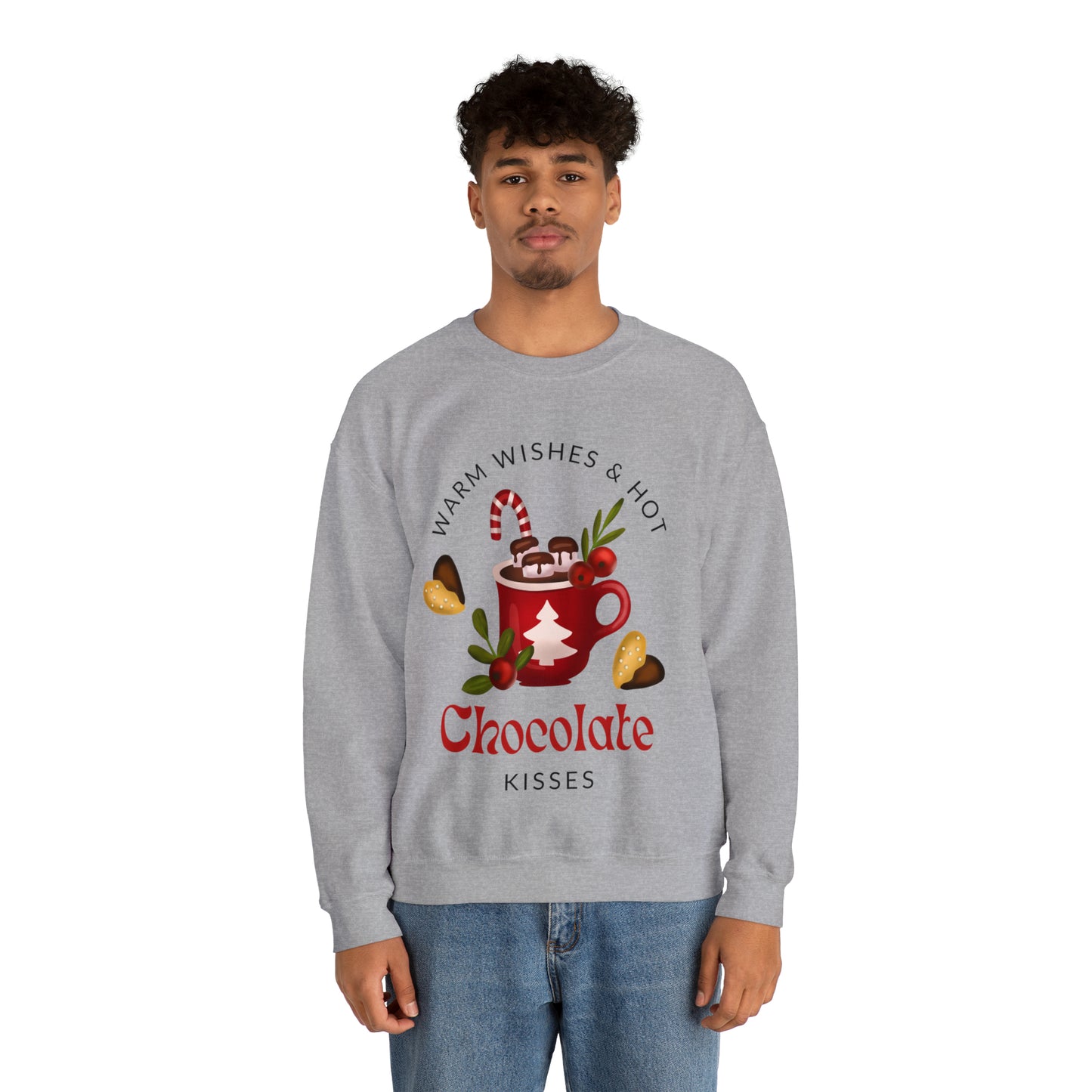 Warm Wishes Merry Christmas Crewneck Sweatshirt