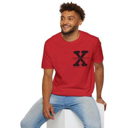Generation X Softstyle T-Shirt Front and Back Print
