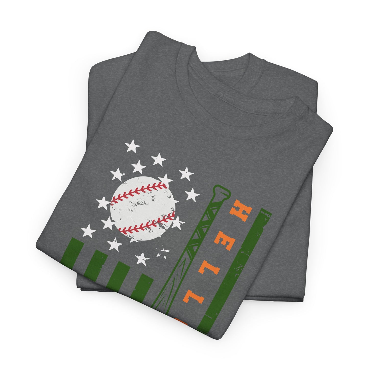 Hellcats Baseball Flag Unisex Heavy Cotton Tee