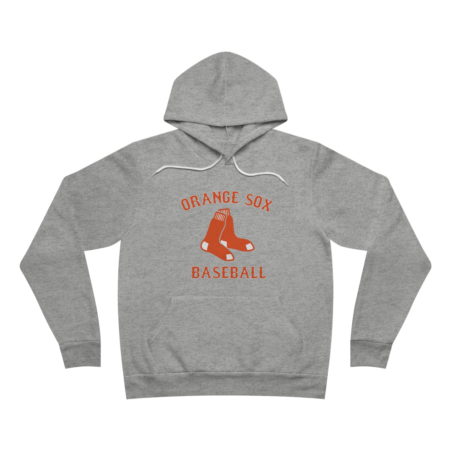 Orange Sox Unisex Sponge Fleece Pullover Hoodie