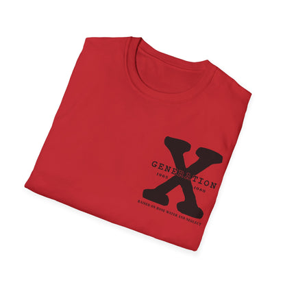 Generation X Softstyle T-Shirt Front and Back Print
