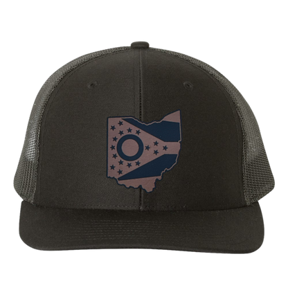 Ohio State Flag Custom Patch Hat