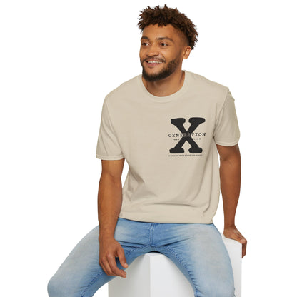 Generation X Softstyle T-Shirt Front and Back Print