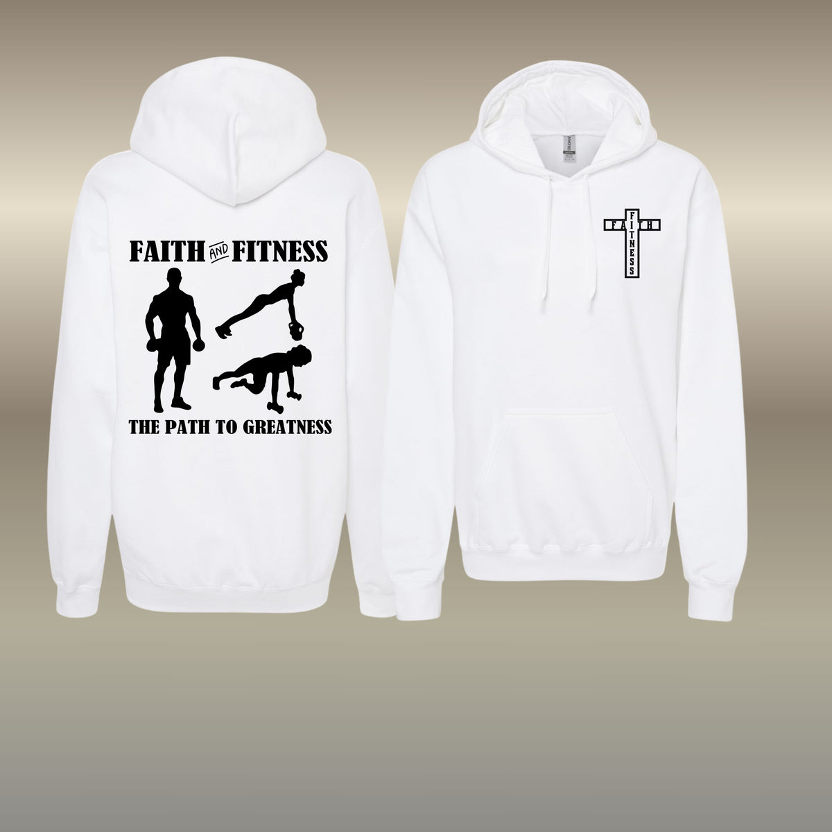 Faith and Fitness - Midweight Softstyle Hoodie Gildan SF500