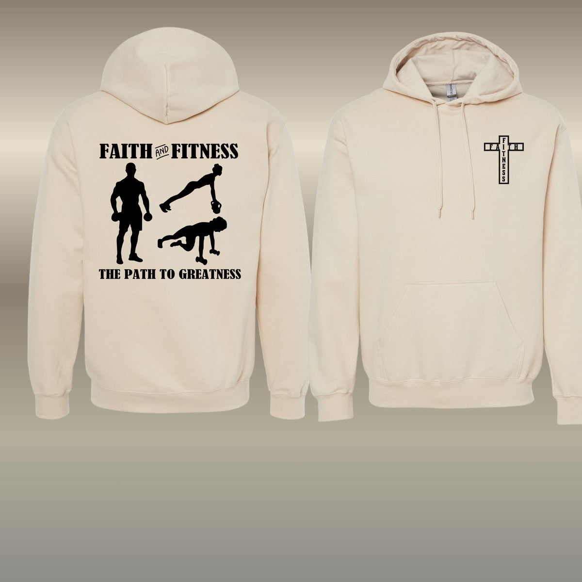 Faith and Fitness - Midweight Softstyle Hoodie Gildan SF500