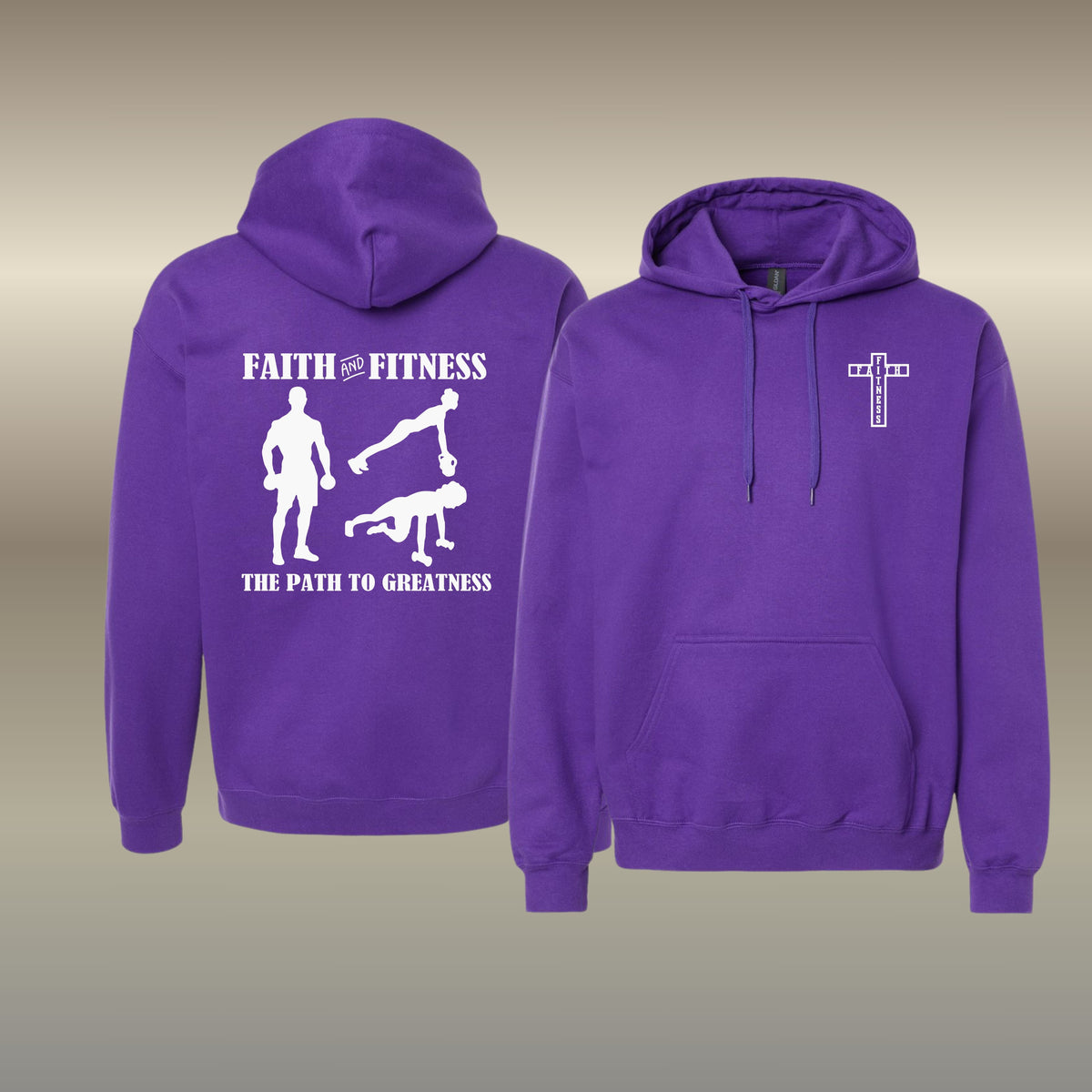 Faith and Fitness - Midweight Softstyle Hoodie Gildan SF500