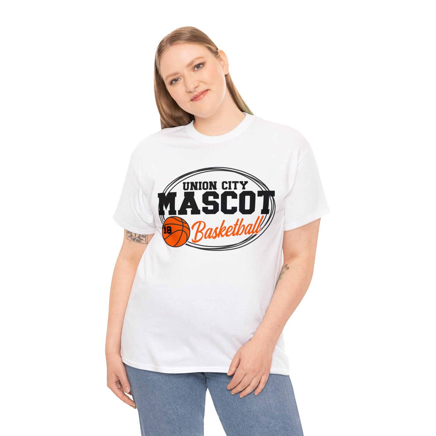 Custom School and Mascot BASKETBALL T-Shirt