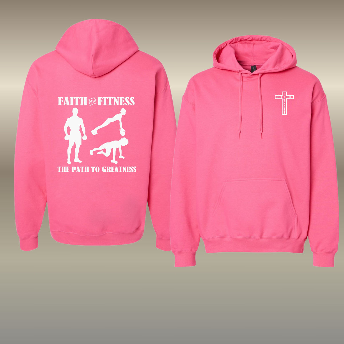 Faith and Fitness - Midweight Softstyle Hoodie Gildan SF500
