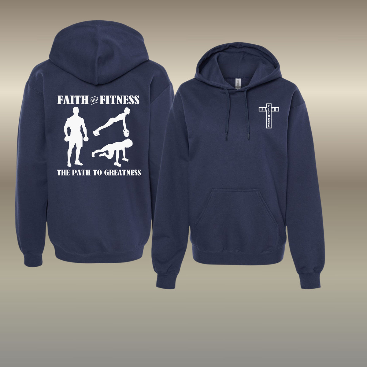 Faith and Fitness - Midweight Softstyle Hoodie Gildan SF500