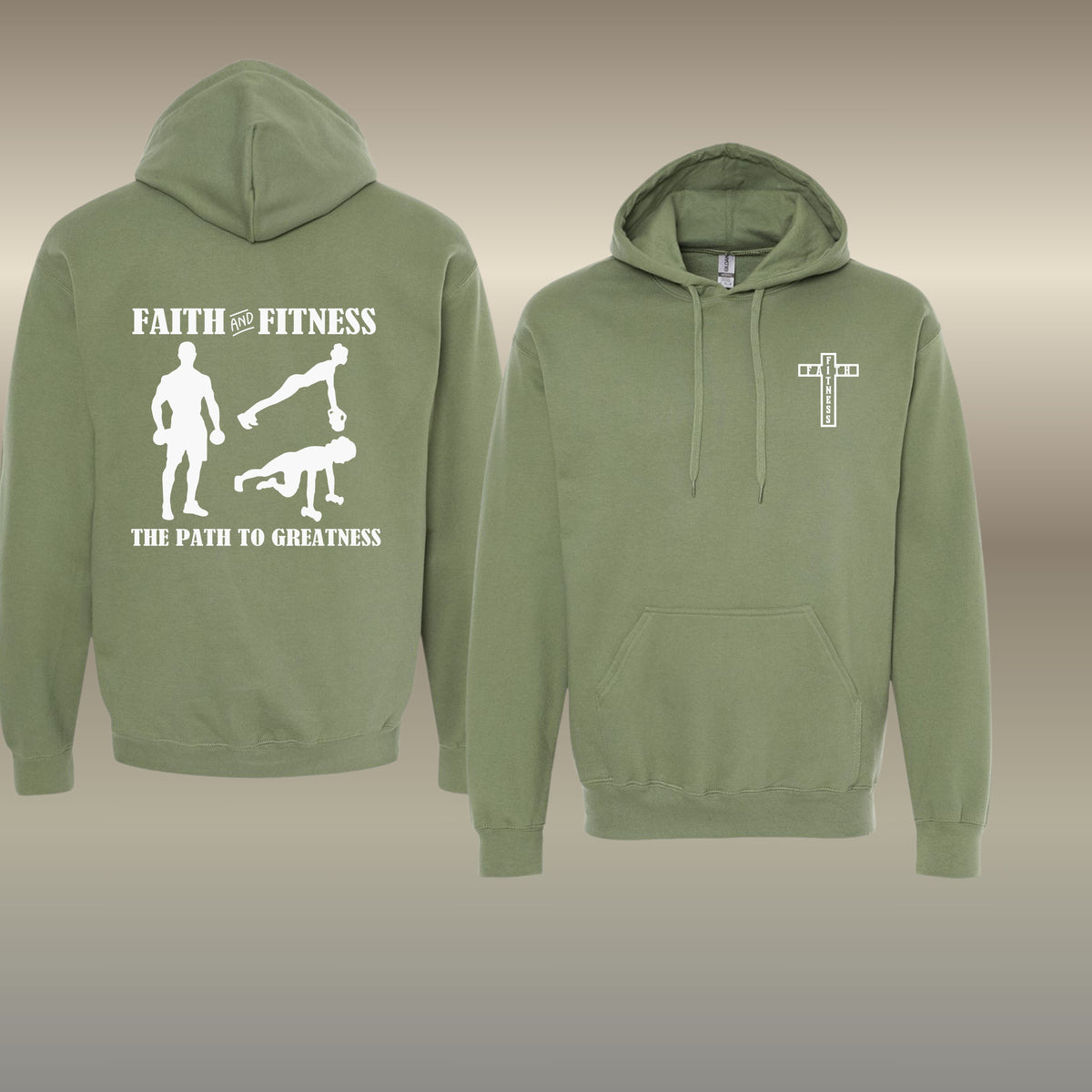Faith and Fitness - Midweight Softstyle Hoodie Gildan SF500