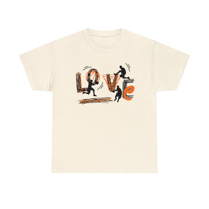 Love This Game Basketball Unisex Heavy Cotton Tee