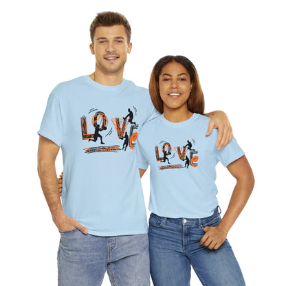 Love This Game Basketball Unisex Heavy Cotton Tee