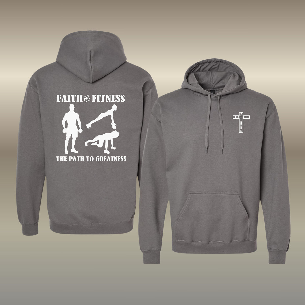 Faith and Fitness - Midweight Softstyle Hoodie Gildan SF500