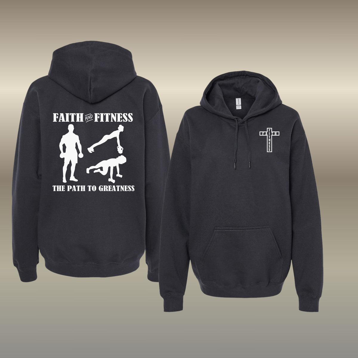 Faith and Fitness - Midweight Softstyle Hoodie Gildan SF500