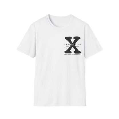Generation X Softstyle T-Shirt Front and Back Print