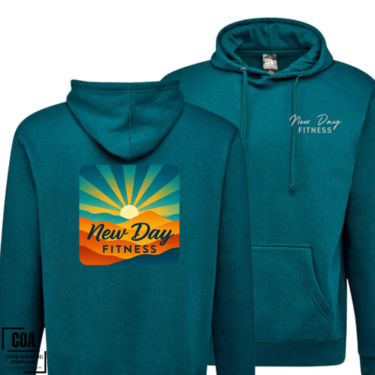 New Day Fitness 8720 BTB Fleece Hooded Sweatshirt