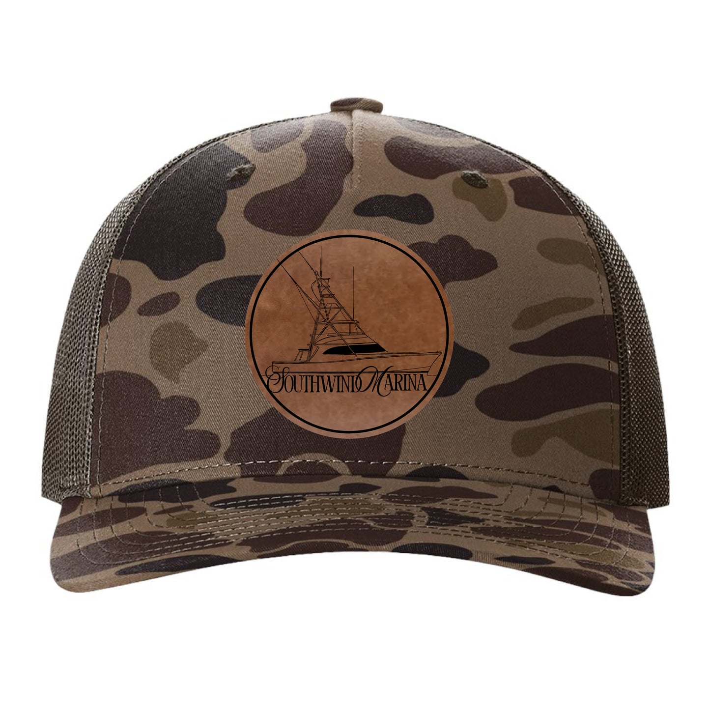 OnlyFins Southwind Maria Leatherette Patch Hat Richardson 112pfp Bark Duck Camo