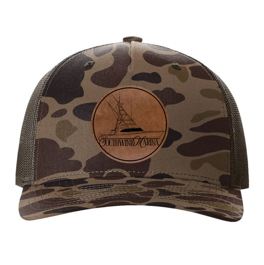 OnlyFins Southwind Maria Leatherette Patch Hat Richardson 112pfp Bark Duck Camo