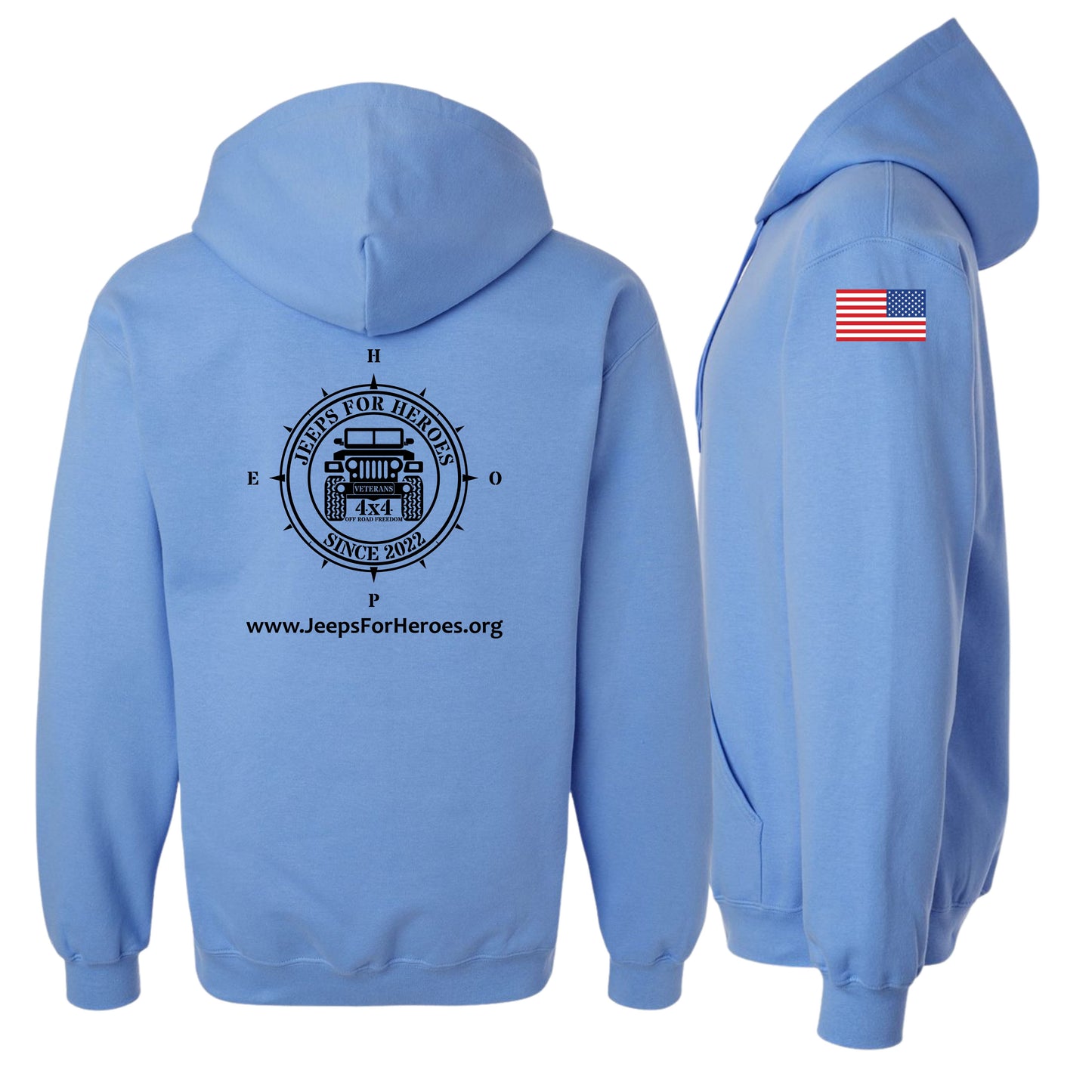 Jeeps For Heroes SoftStyle Hoodie SF500