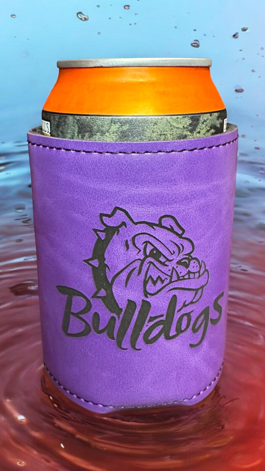 East Knox Bulldogs Purple Koozie