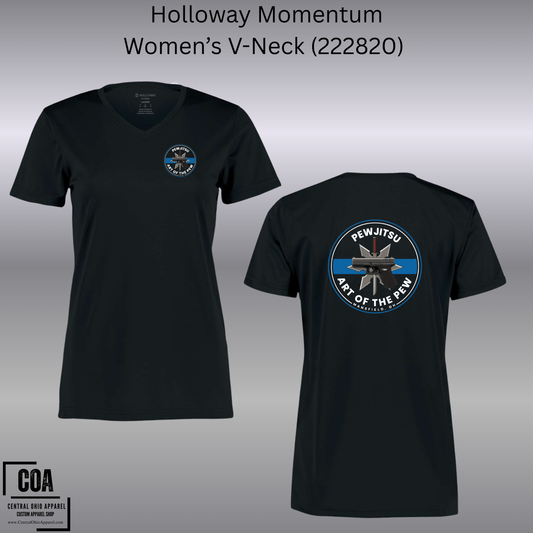 PEWJITSU Momentum Women's V-Neck Tee 222820