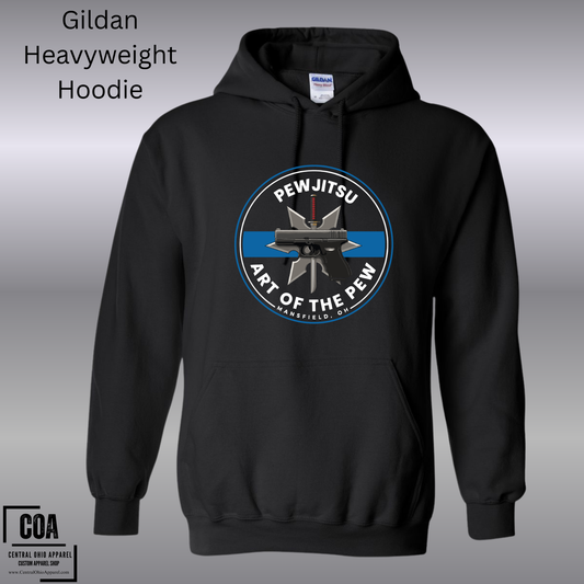 PEWJITSU Gildan Heavy Blend Hoodie 18500