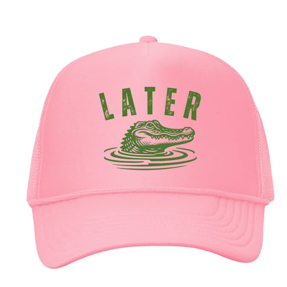 Later Gator Foam Trucker SnapBack Hat