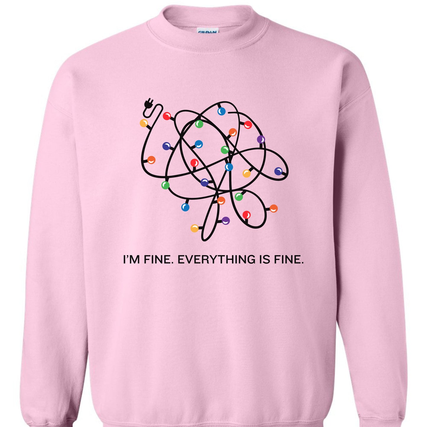 I'm fine, everything is fine Christmas Sweater