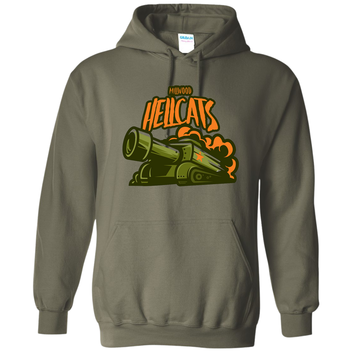 Hellcats Gildan 18500 Cotton Hoodie