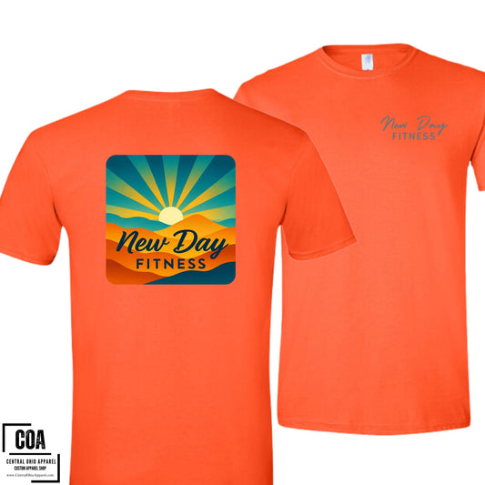 New Day Fitness 5280 ComfortSoft T-Shirt Tennessee Orange